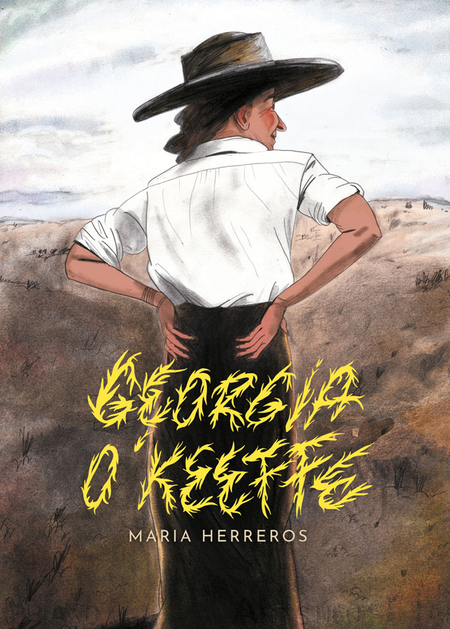 Georgia O'Keeffe cómic de María Herreros Thyssen Bornemisza con Astiberrri