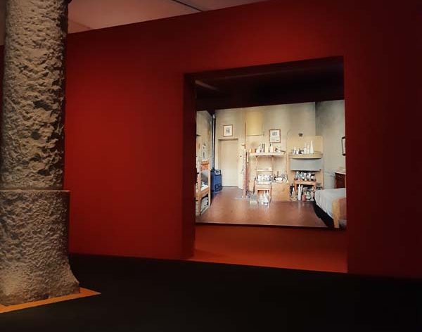 Estudio de Giorgio Morandi en la Exposición de La Pedrera