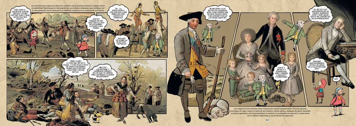 Historia del arte en cómic: la pintura de Goya