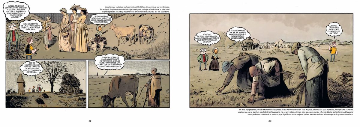 Historia del arte en cómic. El Realismo en la pintura